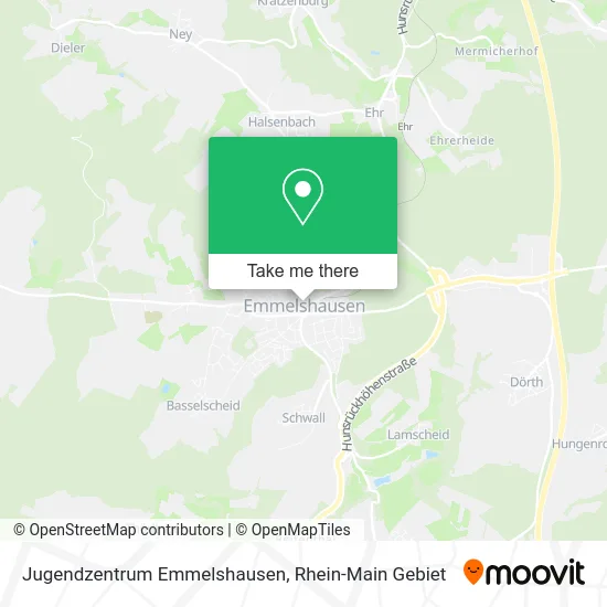 Карта Jugendzentrum Emmelshausen