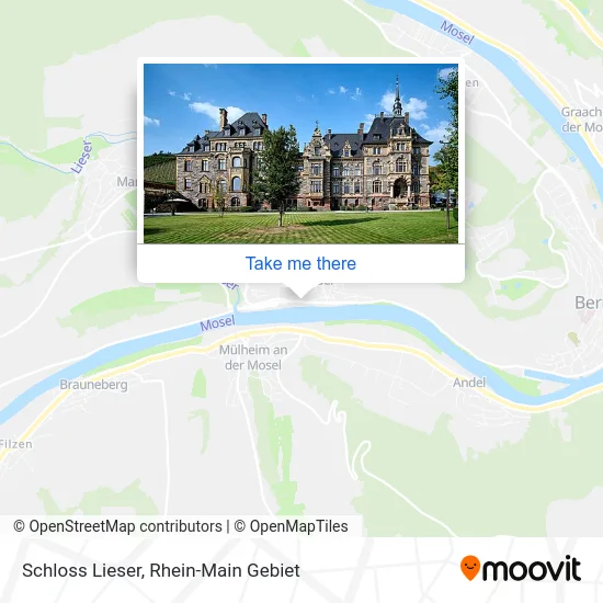 Карта Schloss Lieser
