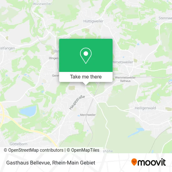 Карта Gasthaus Bellevue