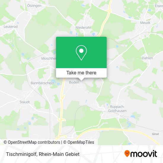Карта Tischminigolf