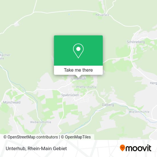 Карта Unterhub