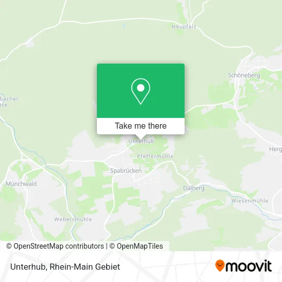 Карта Unterhub