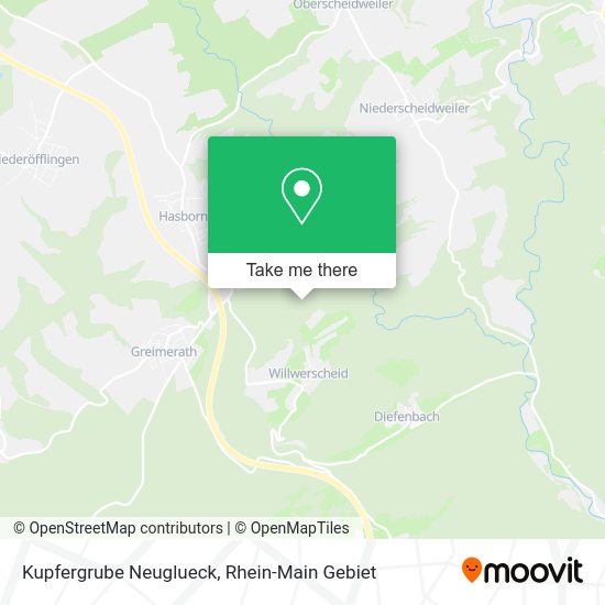 Карта Kupfergrube Neuglueck