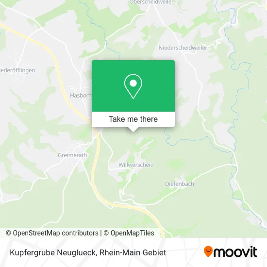 Карта Kupfergrube Neuglueck