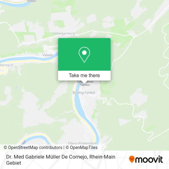 Карта Dr. Med Gabriele Müller De Cornejo