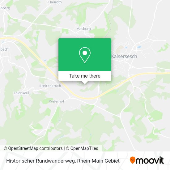 Карта Historischer Rundwanderweg