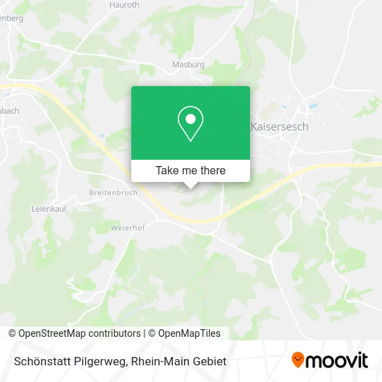 Карта Schönstatt Pilgerweg