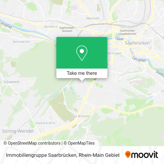 Карта Immobiliengruppe Saarbrücken