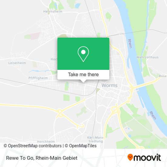 Карта Rewe To Go