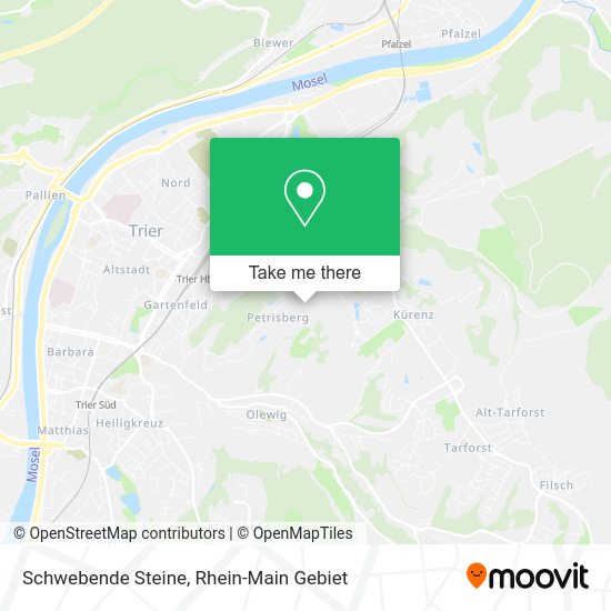Карта Schwebende Steine