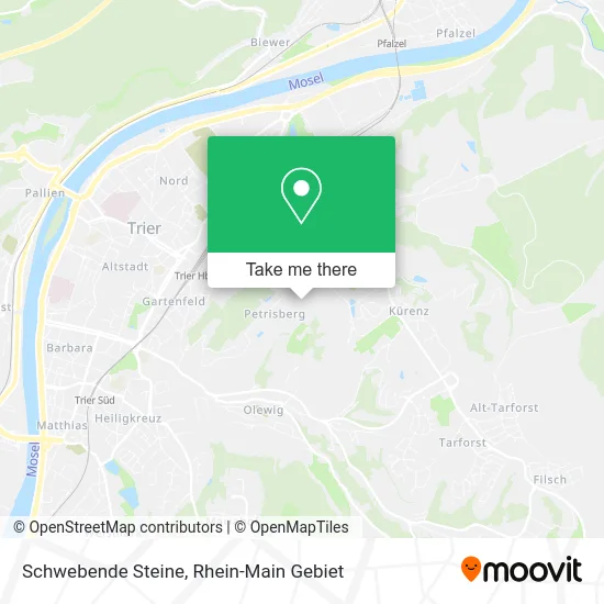Карта Schwebende Steine