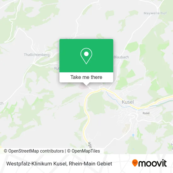 Карта Westpfalz-Klinikum Kusel