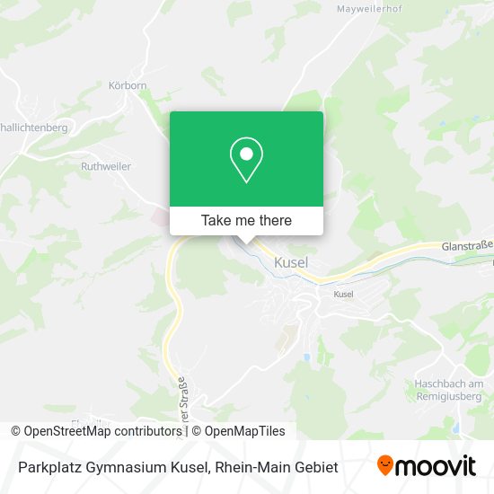Карта Parkplatz Gymnasium Kusel