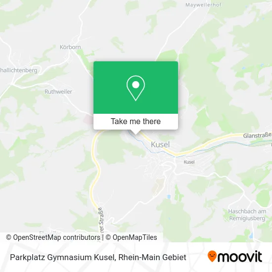 Карта Parkplatz Gymnasium Kusel