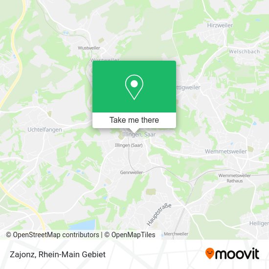 Карта Zajonz