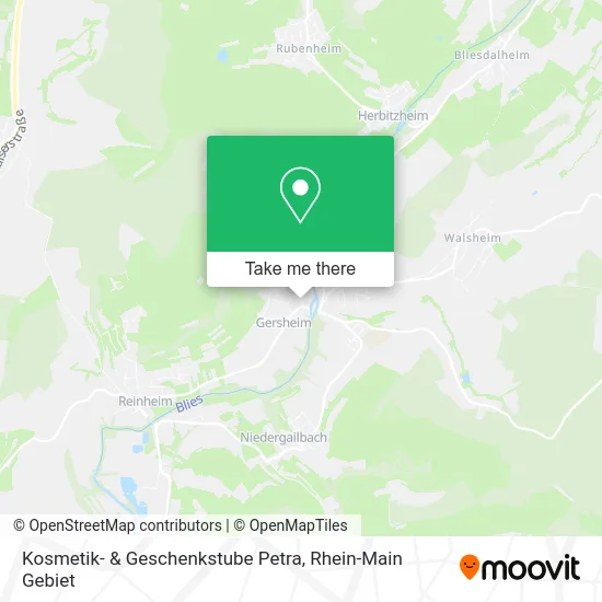 Карта Kosmetik- & Geschenkstube Petra