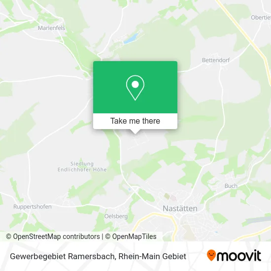 Карта Gewerbegebiet Ramersbach