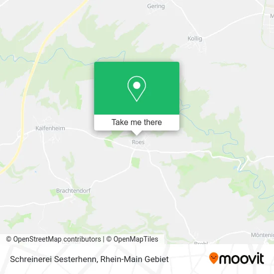 Карта Schreinerei Sesterhenn