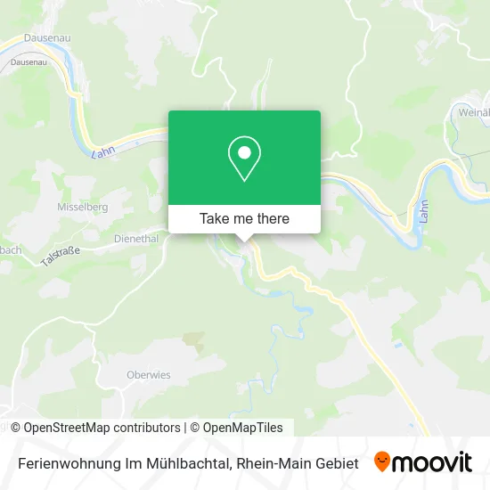 Карта Ferienwohnung Im Mühlbachtal