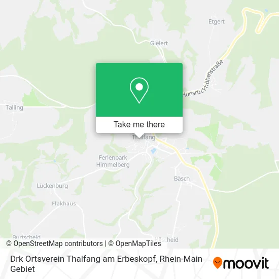 Карта Drk Ortsverein Thalfang am Erbeskopf