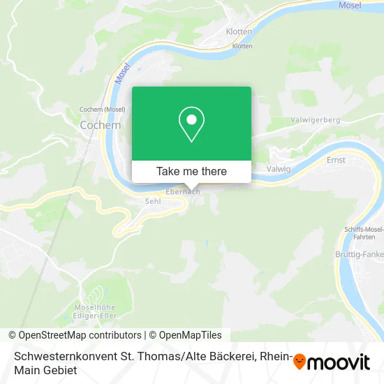 Карта Schwesternkonvent St. Thomas / Alte Bäckerei