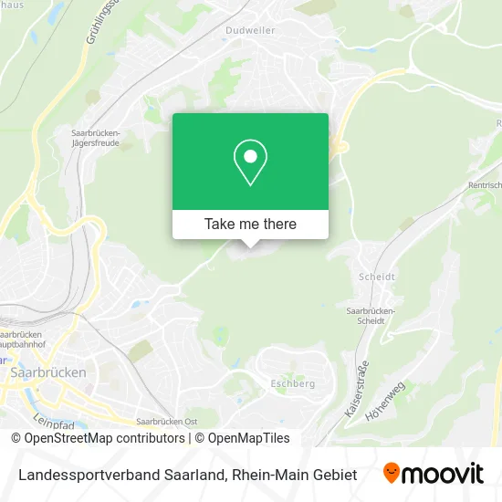 Карта Landessportverband Saarland