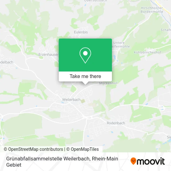 Карта Grünabfallsammelstelle Weilerbach