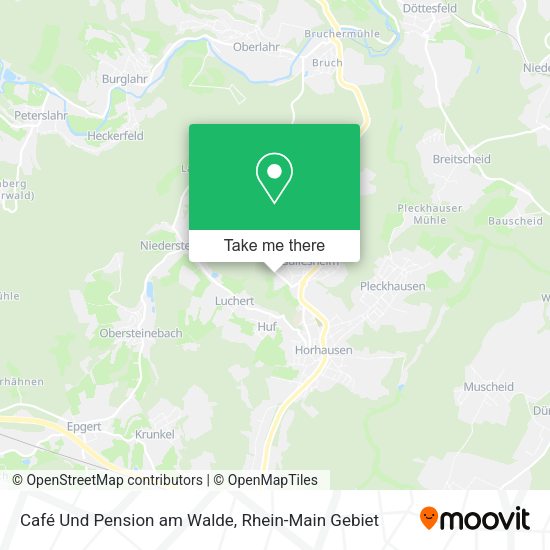 Карта Café Und Pension am Walde