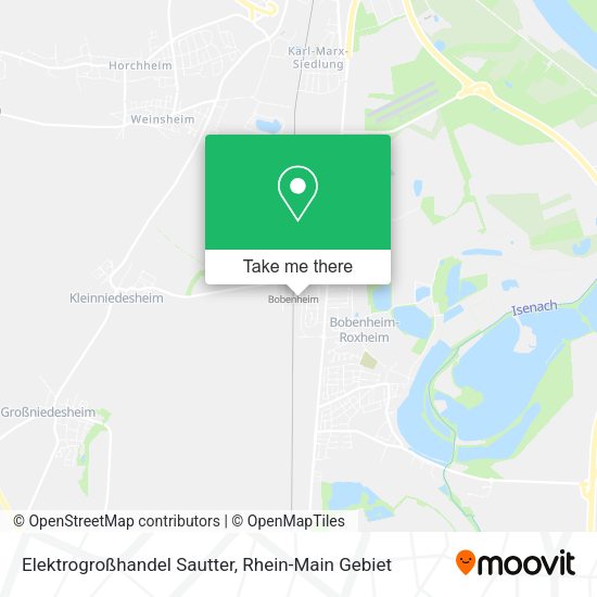 Карта Elektrogroßhandel Sautter