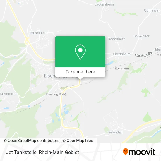 Карта Jet Tankstelle