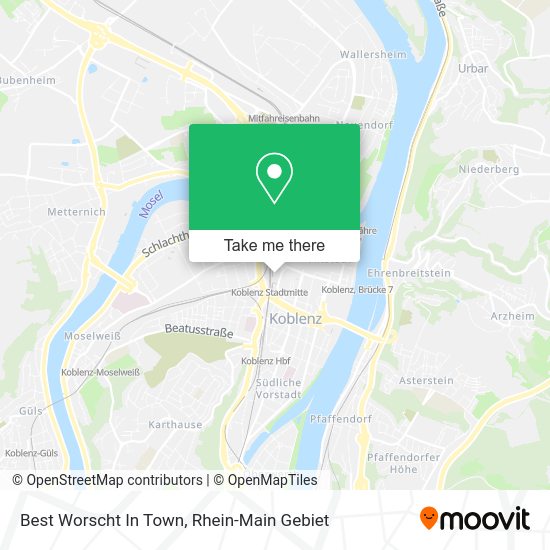 Карта Best Worscht In Town