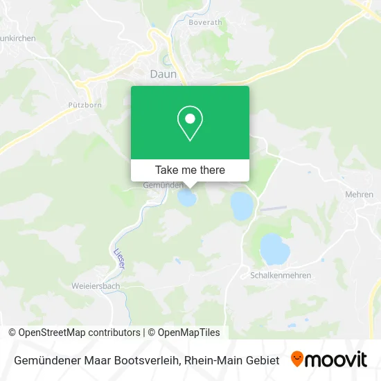 Карта Gemündener Maar Bootsverleih