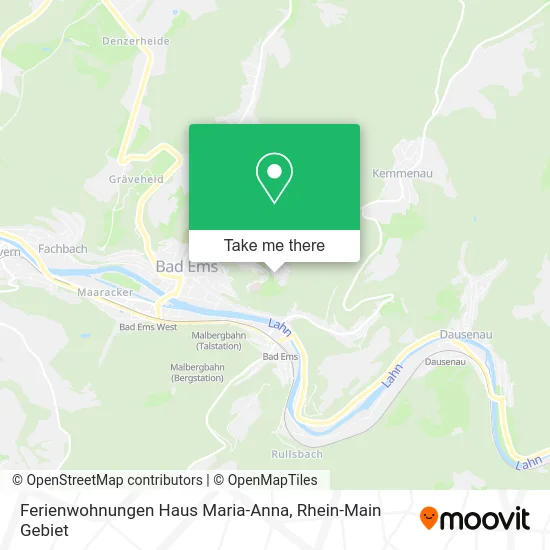 Карта Ferienwohnungen Haus Maria-Anna