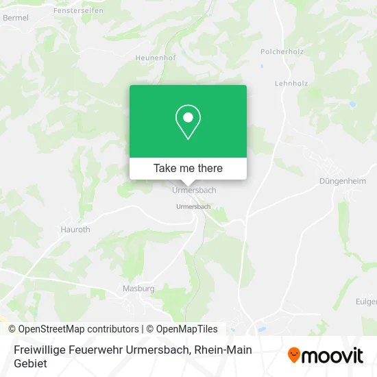 Карта Freiwillige Feuerwehr Urmersbach