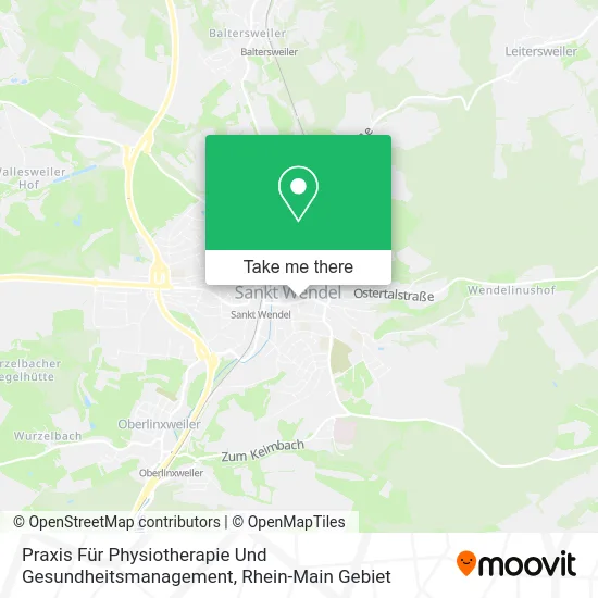 Карта Praxis Für Physiotherapie Und Gesundheitsmanagement