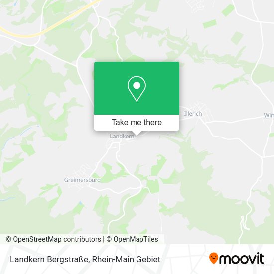 Карта Landkern Bergstraße