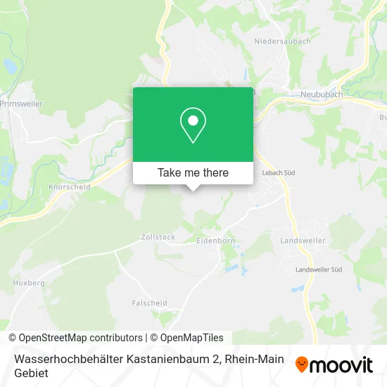 Карта Wasserhochbehälter Kastanienbaum 2