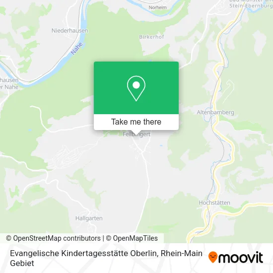 Карта Evangelische Kindertagesstätte Oberlin