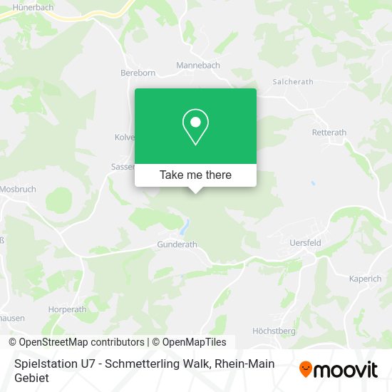 Карта Spielstation U7 - Schmetterling Walk