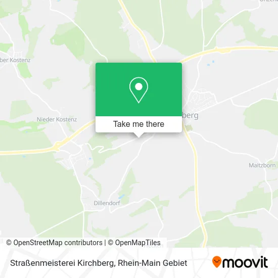 Карта Straßenmeisterei Kirchberg
