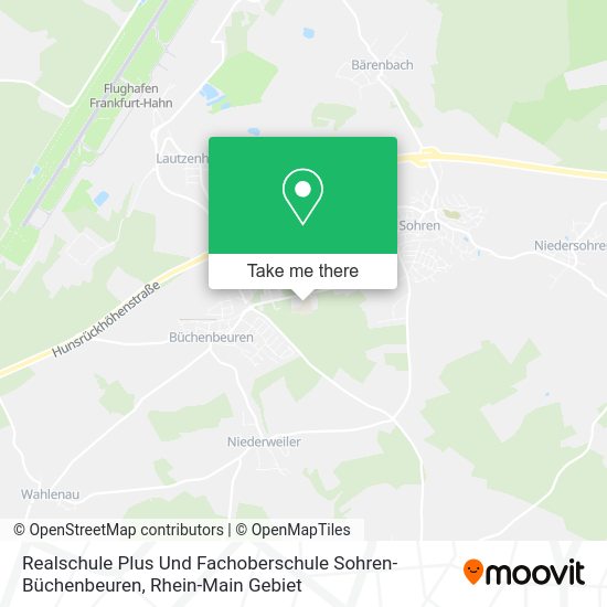 Карта Realschule Plus Und Fachoberschule Sohren-Büchenbeuren
