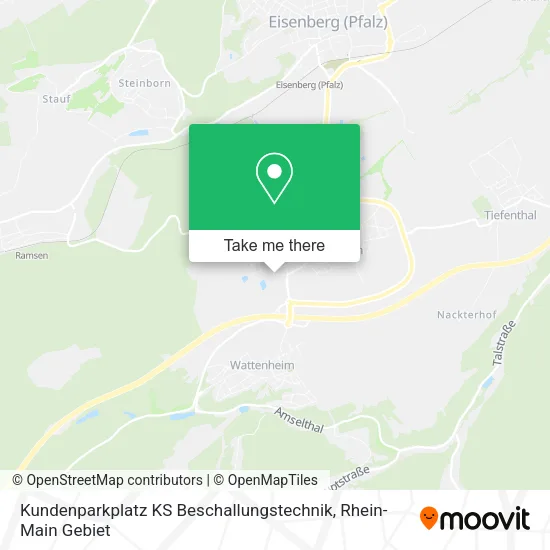 Карта Kundenparkplatz KS Beschallungstechnik