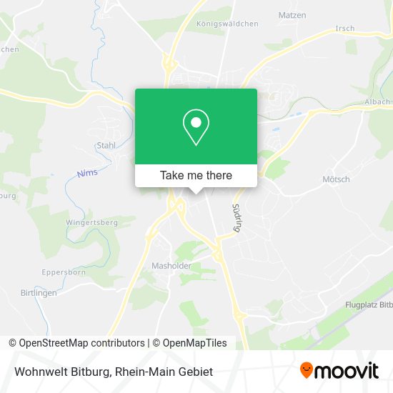 Карта Wohnwelt Bitburg