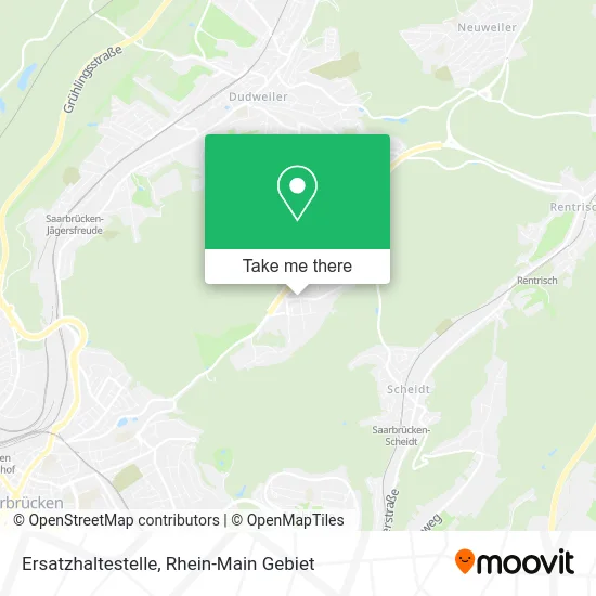 Карта Ersatzhaltestelle