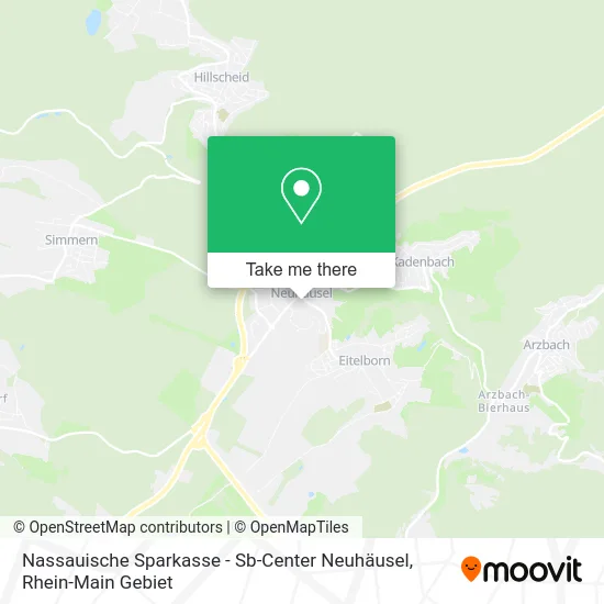 Карта Nassauische Sparkasse - Sb-Center Neuhäusel