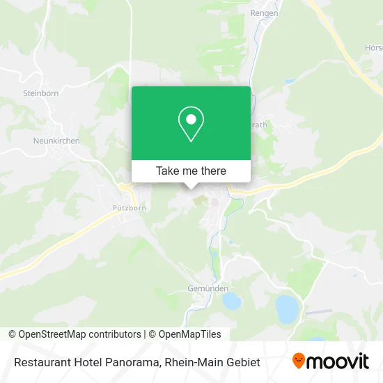 Карта Restaurant Hotel Panorama