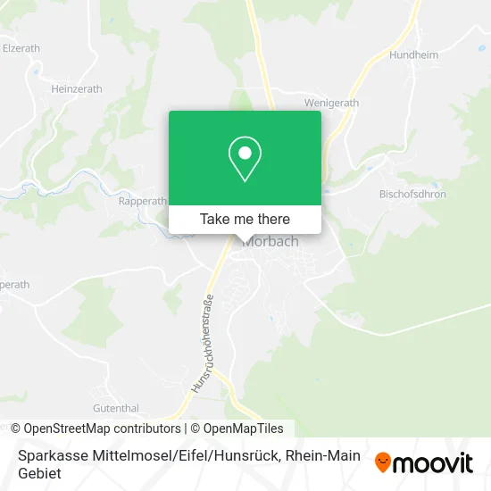 Карта Sparkasse Mittelmosel / Eifel / Hunsrück