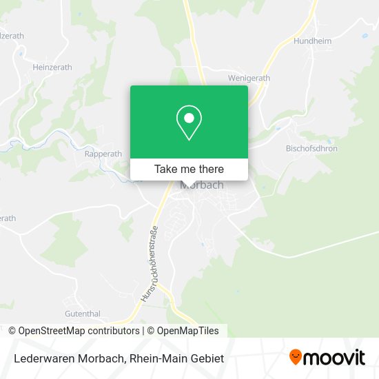 Карта Lederwaren Morbach