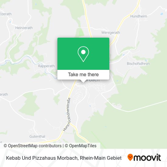 Карта Kebab Und Pizzahaus Morbach