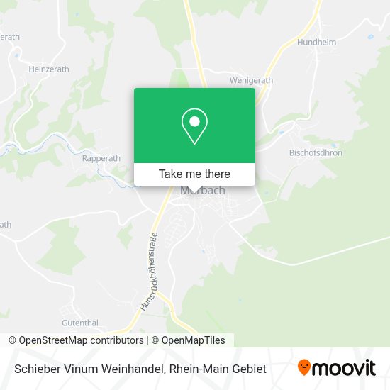 Карта Schieber Vinum Weinhandel